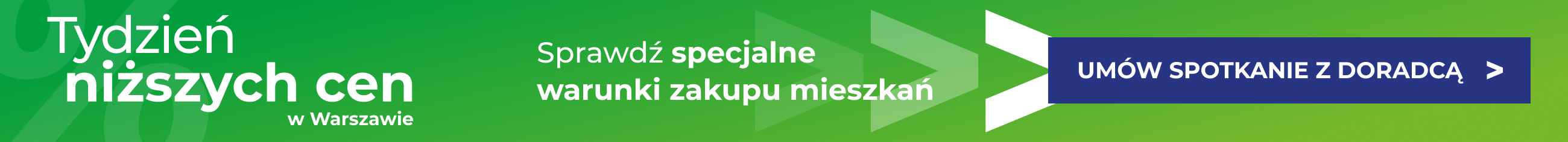 Tydzień niższych cen – sprawdź specjalne warunki zakupu mieszkań. Umów spotkanie z doradcą.